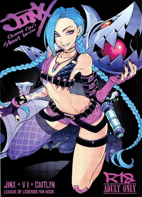 JINX Come On! Shoot Faster (League of Legends) [Chinese] [Colorized] [Decensored] 個人重嵌 (decensored)