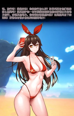 Amber Swimsuit (Genshin)〈我也想当hero个人机翻〉