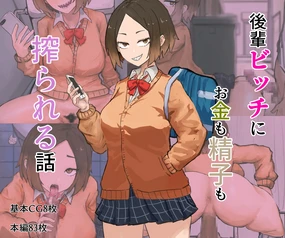 後輩ビッチにお金も精子も搾られる話 part1（Chinese）