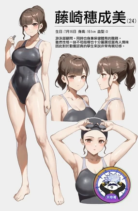 Suiei-bu Komon no Sensei | 游泳部顧問穂成美老師