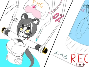 panda girl been drone transformation