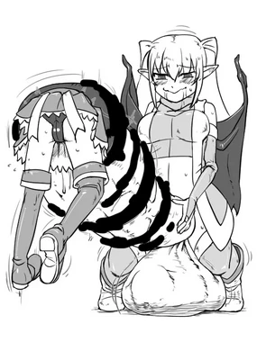 相方を精液にされた上に自分も呑みこまれた魔法少女のお話