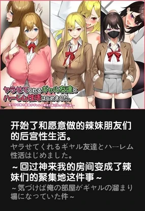 Yarasetekureru Gal Tomodachi to Harem Seikatsu Hajimemashita.