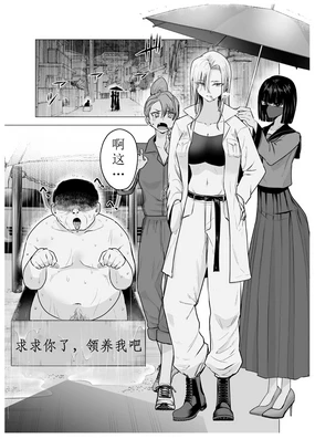 Onna Yankee ga Ame no Hi Ossan o Hirotta Hanashi