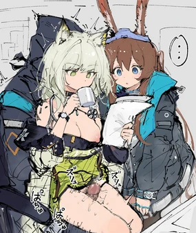 paofan·时停玩弄颜射凯尔希与阿米娅的屑刀客塔（明日方舟同人H·LC整合汉化组）