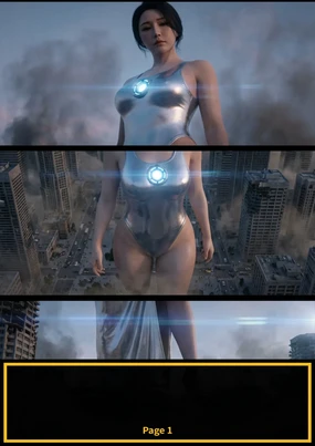 巨人母亲给人类儿子的踩踏表演